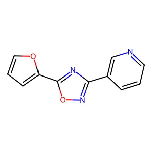 3-(5-Furan-2-yl-[1,2,4]oxadiazol-3-yl)-pyridine structure