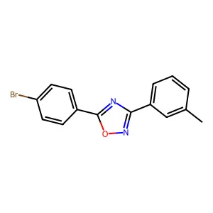 5-(4-Bromophenyl)-3-(3-methylphenyl)-1,2,4-oxadiazole structure