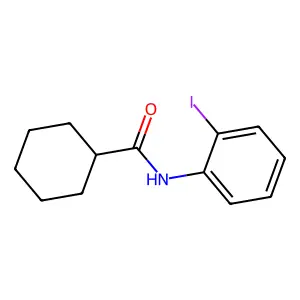N-(2-Iodophenyl)cyclohexanecarboxamide structure