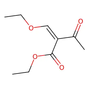 Butanoic acid, 2-(ethoxymethylene)-3-oxo-, ethyl ester structure