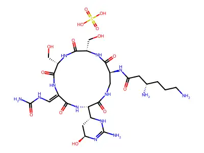 Viomycinsulfat structure
