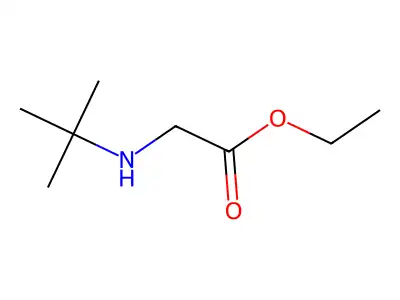 Ethyl 2-(tert-butylamino)acetate structure