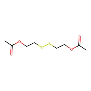 2-((2-(Acetyloxy)ethyl)dithio)ethyl acetate structure