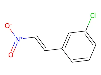 1-Chloro-3-(2-nitroethenyl)benzene structure