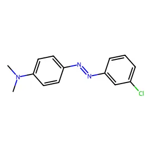 4-(3-Chlorophenylazo)-N,N-dimethylaniline structure
