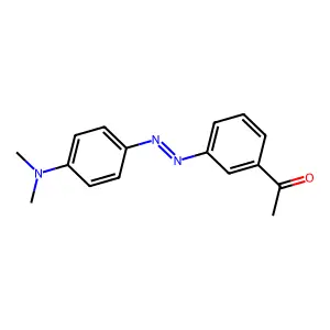 1-(3-(2-(4-(Dimethylamino)phenyl)diazenyl)phenyl)ethanone structure