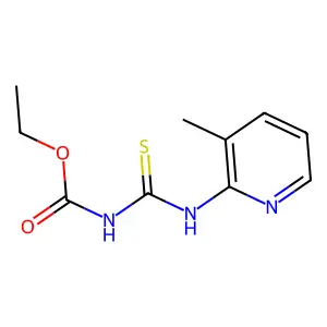 ethyl N-[(3-methylpyridin-2-yl)carbamothioyl]carbamate structure