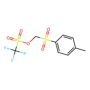 (4-Methylphenyl)sulfonylmethyl trifluoromethanesulfonate structure