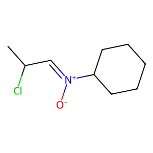 2-Chloro-N-cyclohexylpropan-1-imine N-oxide structure