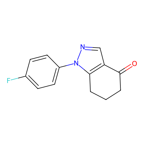 1-(4-fluorophenyl)-6,7-dihydro-5H-indazol-4-one structure