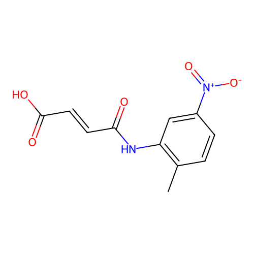 4-(2-Methyl-5-nitroanilino)-4-oxobut-2-enoic acid structure