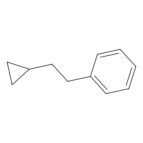 1-Cyclopropyl-2-phenylethane structure