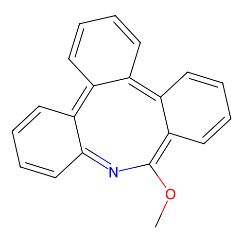 6-Methoxytribenzazocin structure