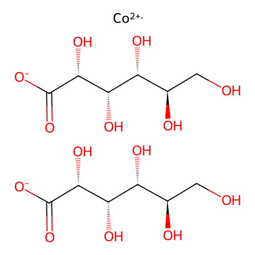 Cobaltous gluconate structure
