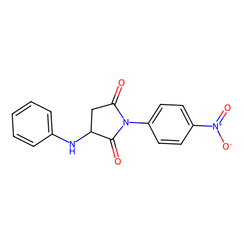 1-(4-Nitrophenyl)-3-(phenylamino)pyrrolidine-2,5-dione structure