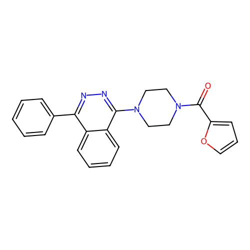 1-[4-(Furan-2-carbonyl)piperazin-1-YL]-4-phenylphthalazine structure