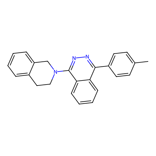 1-(3,4-dihydroisoquinolin-2(1H)-yl)-4-(4-methylphenyl)phthalazine structure