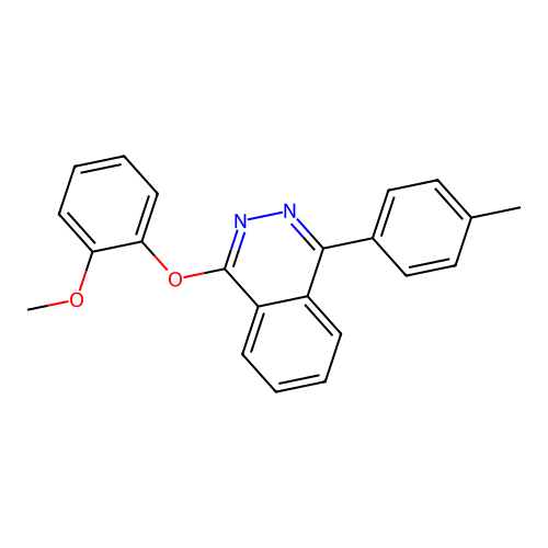 1-(2-Methoxyphenoxy)-4-(4-methylphenyl)phthalazine structure
