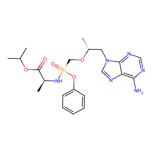 丙酚替诺福韦 structure