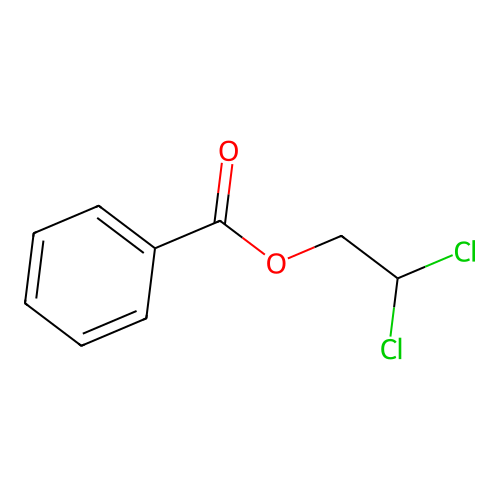 2,2-Dichloroethyl benzoate structure