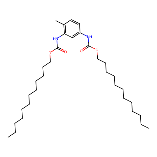 Didodecyl (4-methyl-1,3-phenylene)biscarbamate structure