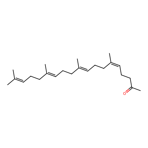 (5Z,9E,13E)-6,10,14,18-tetramethylnonadeca-5,9,13,17-tetraen-2-one structure