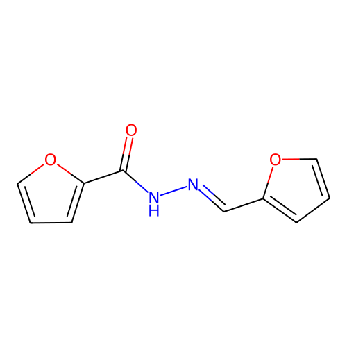 N-[1-(2-呋喃基)亚甲基]-2-呋喃甲酰肼 structure