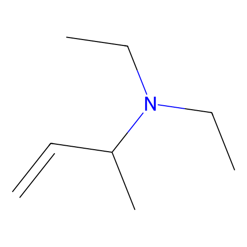 3-Buten-2-amine, N,N-diethyl- structure