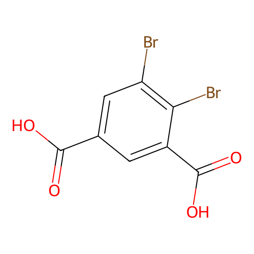 4,5-Dibromobenzene-1,3-dicarboxylic acid structure