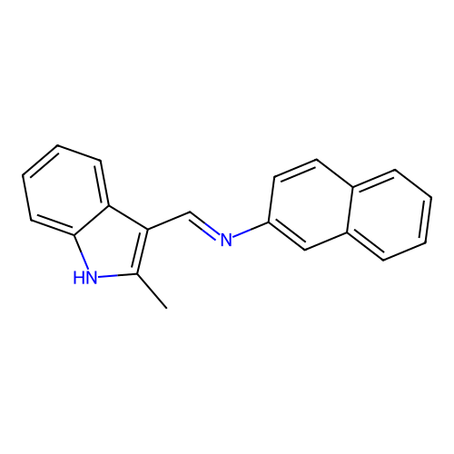 N-[(2-methyl-1H-indol-3-yl)methylene]-N-(2-naphthyl)amine structure