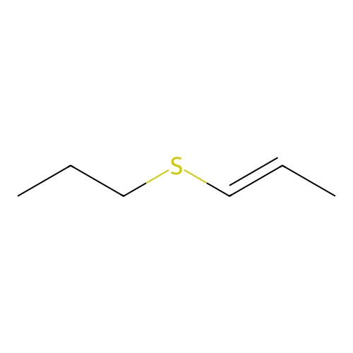 Propyl propenyl sulfide structure