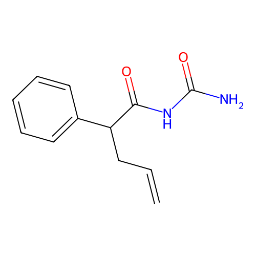 N-(2-Phenyl-4-pentenoyl)urea structure