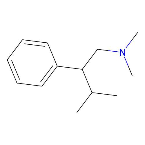 N,N,3-三甲基-2-苯基丁-1-胺 structure