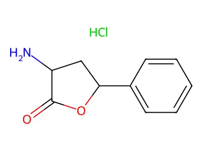 3-Amino-5-phenyloxolan-2-one structure