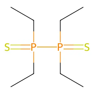 1,1,2,2-四乙基二膦1,2-二硫化物 structure