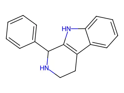 1-Phenyl-2,3,4,9-tetrahydro-1H-beta-carboline structure
