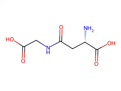 beta-Aspartylglycine structure