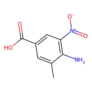 4-Amino-3-methyl-5-nitrobenzoic acid structure