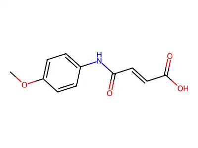 3-[(4-Methoxyphenyl)carbamoyl]prop-2-enoic acid structure