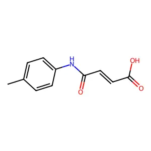 (2E)-4-氧代-4-(4-甲苯氨基)-2-丁烯酸 structure