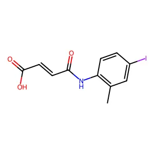 4-(4-碘-2-甲基苯氨基)-4-氧代丁-2-烯酸 structure