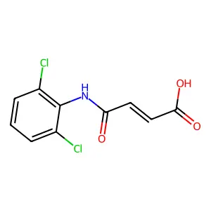 4-(2,6-二氯苯氨基)-4-氧代丁-2-烯酸 structure