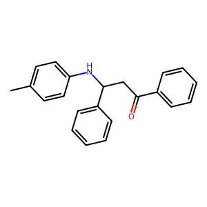 3-(4-Methylanilino)-1,3-diphenylpropan-1-one structure