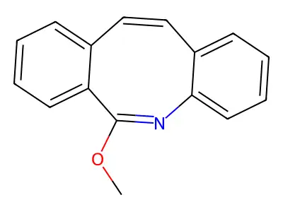 6-Methoxybenzo[c][1]benzazocine structure