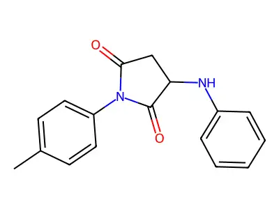 1-(4-Methylphenyl)-3-(phenylamino)pyrrolidine-2,5-dione structure