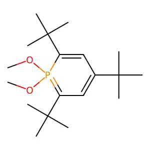 Phosphorin, 2,4,6-tris(1,1-dimethylethyl)-1,1-dihydro-1,1-dimethoxy- structure