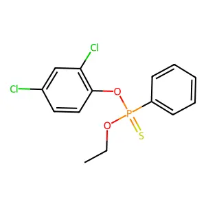Phosphonothioic acid, phenyl-, O-(2,4-dichlorophenyl) O-ethyl ester structure