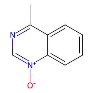 4-Methylquinazoline 1-oxide structure