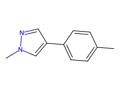 1-Methyl-4-(4-methylphenyl)-1H-pyrazole structure