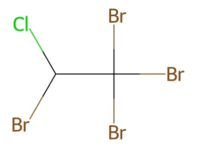 1,1,1,2-Tetrabromo-2-chloroethane structure